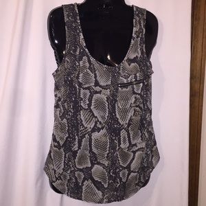Ali & Kris Snake Print Blouse Top